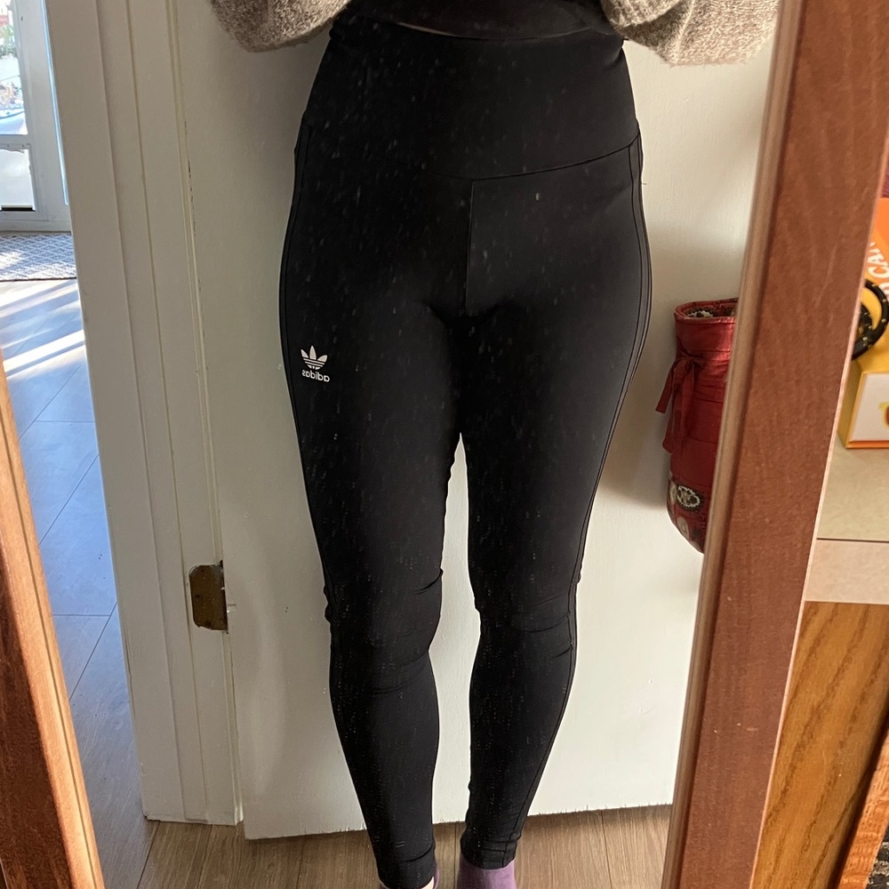 Adidas black leggings